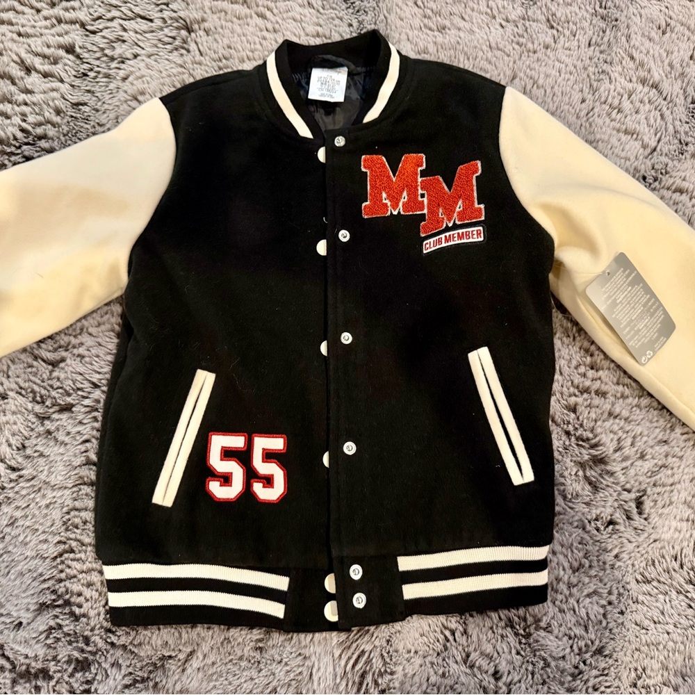 Disney EUC BOYS MICKEY MOUSE MOUSEKETEER VARSITY JACKET SZ 7/8